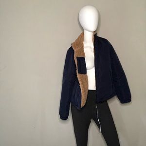 NWOT Reversible Sherpa and Water-Resistant Jacket